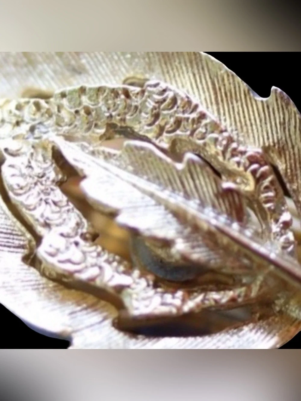 VTG Sarah Coventry Nature’s Choice Leaf Brooch & Clip On Earrings Set 1960s
